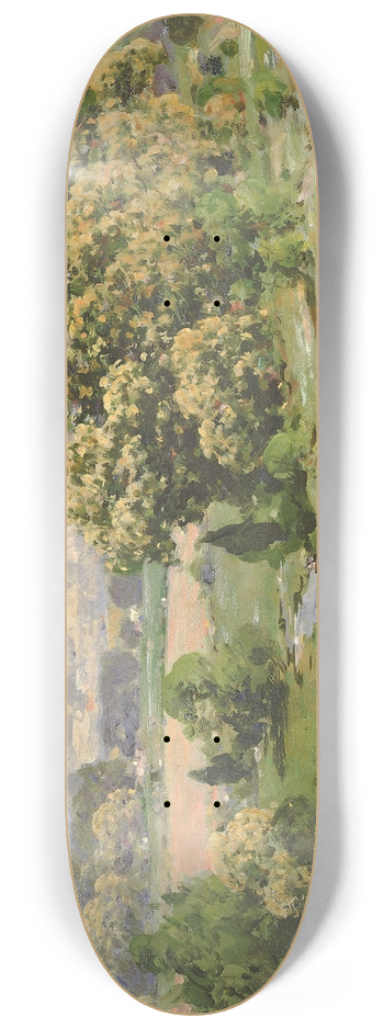 William Henry Holmes - Chestnut Trees InBloom 8.25 inch art skate deck
