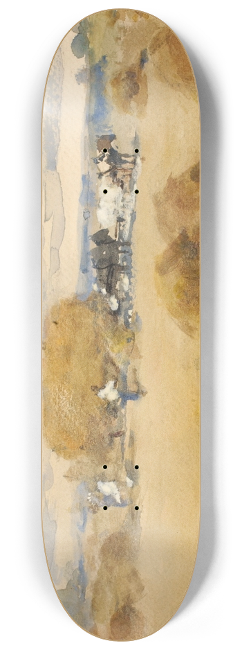 William Henry Holmes - Haymaking Scene 8.25 inch art skate deck