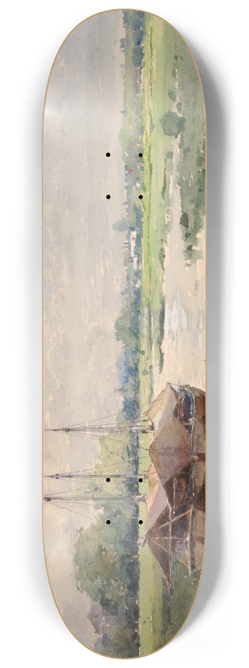 William Henry Holmes - Untitled 8.25 inch art skate deck