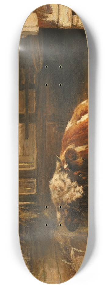 William Henry Howe - My Day At Home 8.25 inch art skate deck