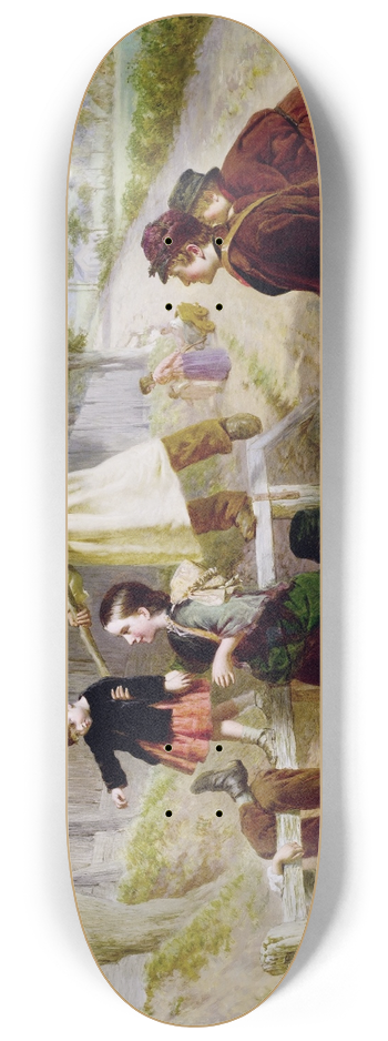 William Henry Knight - Rivals To Blondin 8.25 inch art skate deck