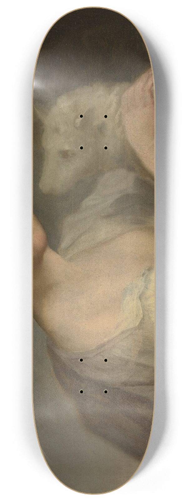 William Hoare of Bath - A Portrait Of A Lady As Innocence 8.25 inch art skate deck