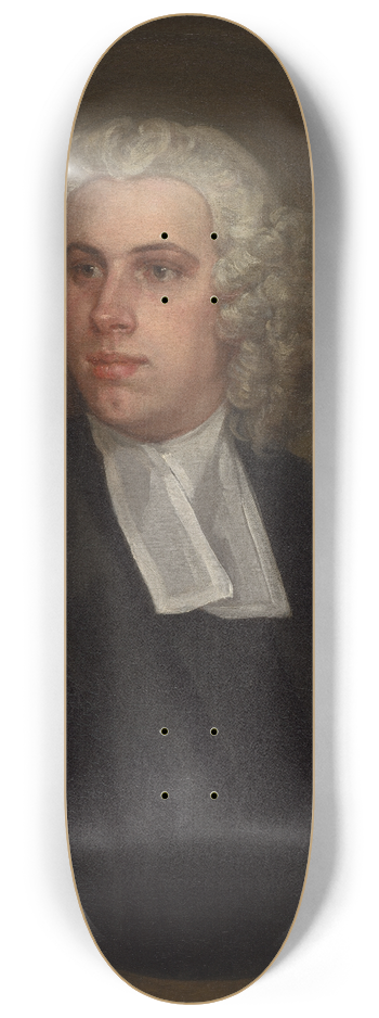William Hogarth - The Revd. John Lloyd, DD 8.25 inch art skate deck