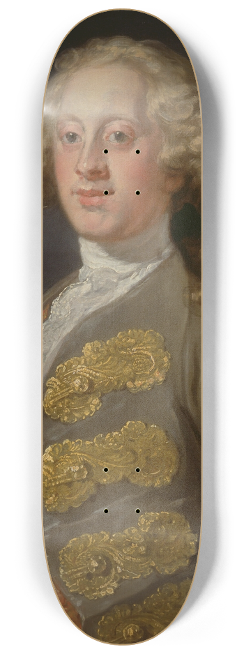 William Hogarth - William Cavendish, Marquess of Hartington, Later 4th Duke of Devonshire 8.25 inch art skate deck