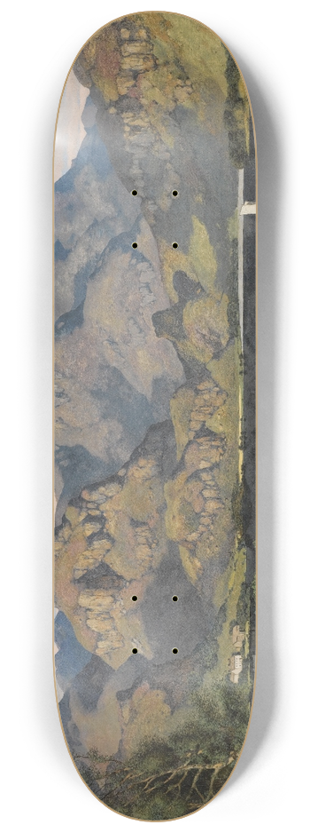 William James Blacklock - Derwentwater Looking Towards Borrowdale 8.25 inch art skate deck