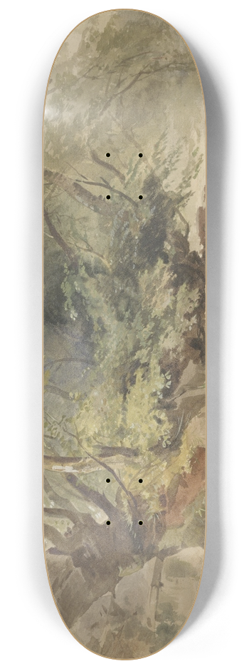 William James Mller - Gezicht in Stapleton Wood, bij Bristol 8.25 inch art skate deck
