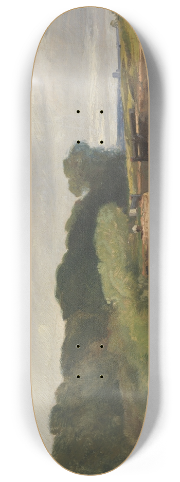 William James Mller - Hanham Lock on the Avon 8.25 inch art skate deck