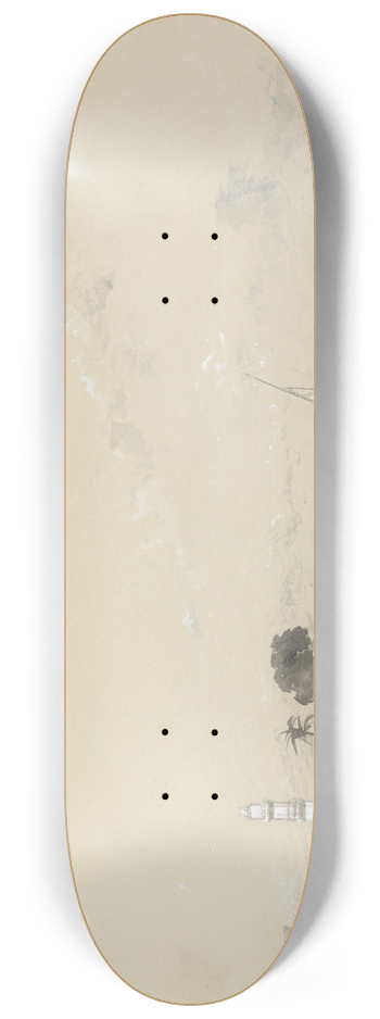 William James Mller - Miniyeh, (El Minya) 8.25 inch art skate deck