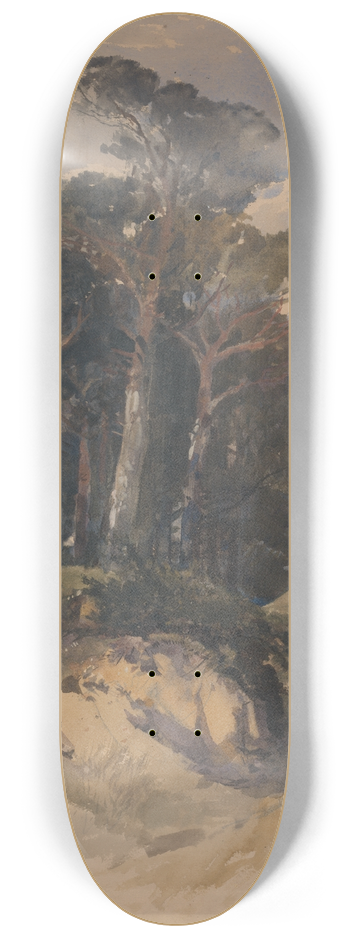 William James Mller - Pines on Hampstead Heath 8.25 inch art skate deck