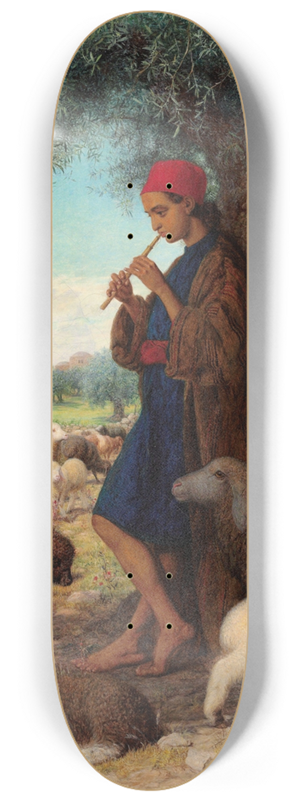 William James Webbe - The piping shepherd 8.25 inch art skate deck