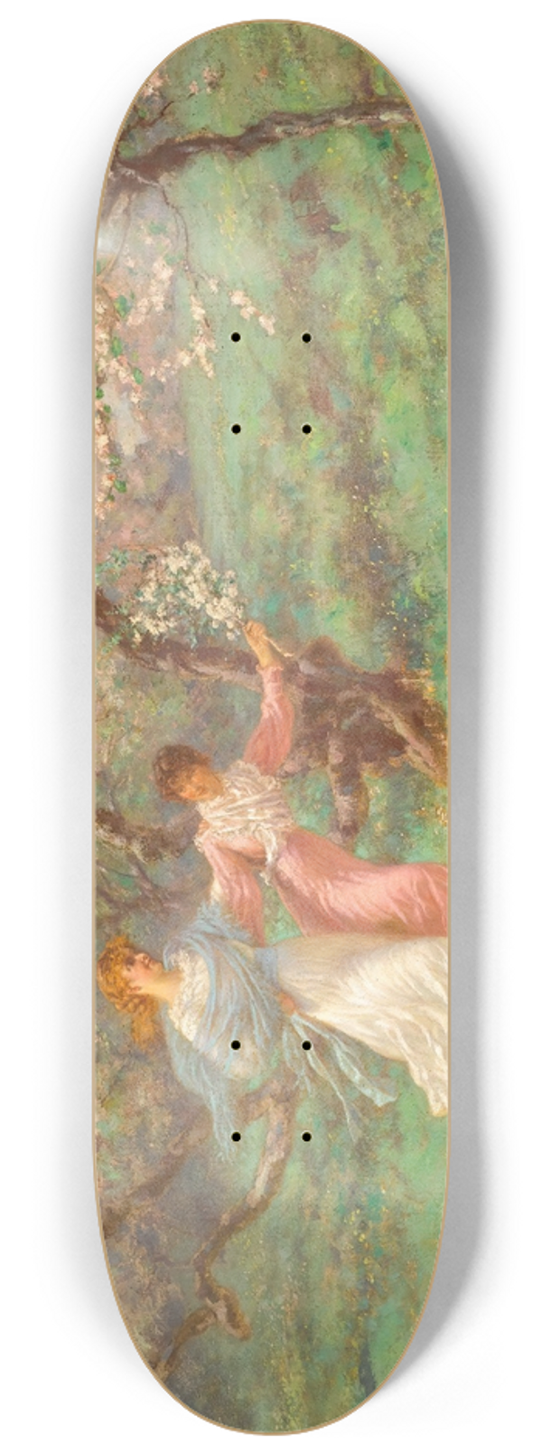 William John Hennessy - The Flowers Of May 8.25 inch art skate deck
