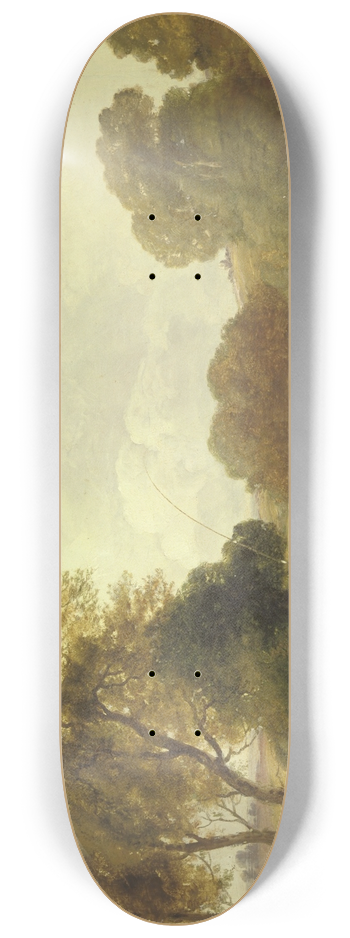 William Jones - Fishing- Playing a Fish 8.25 inch art skate deck