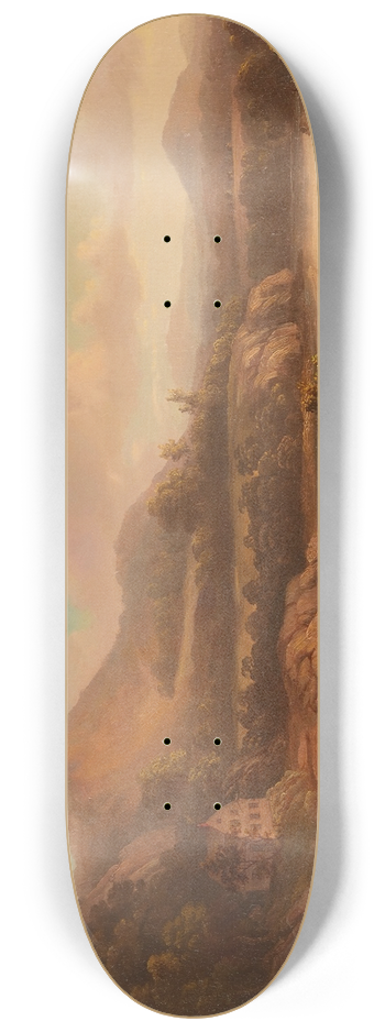 William J. Satt - Landscape in New York State 8.25 inch art skate deck