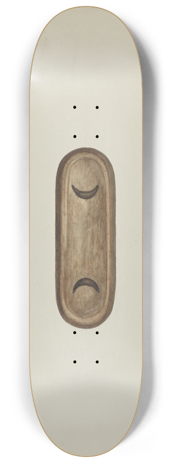 William Kieckhofel - Detail, Front of Confessional 8.25 inch art skate deck