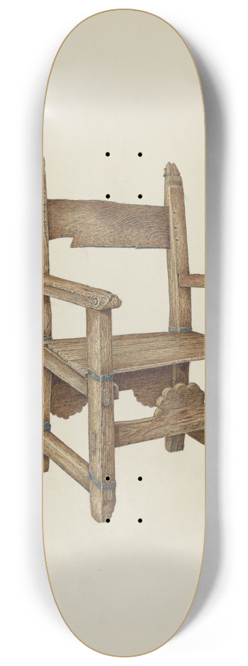 William Kieckhofel - Sanctuary Chair 8.25 inch art skate deck