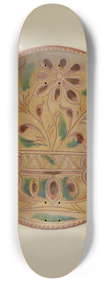 William L. Antrim - Pa. German Pie Dish 8.25 inch art skate deck