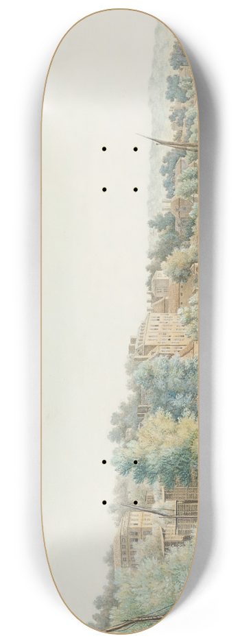 William Marlow - The Thames At Richmond 8.25 inch art skate deck