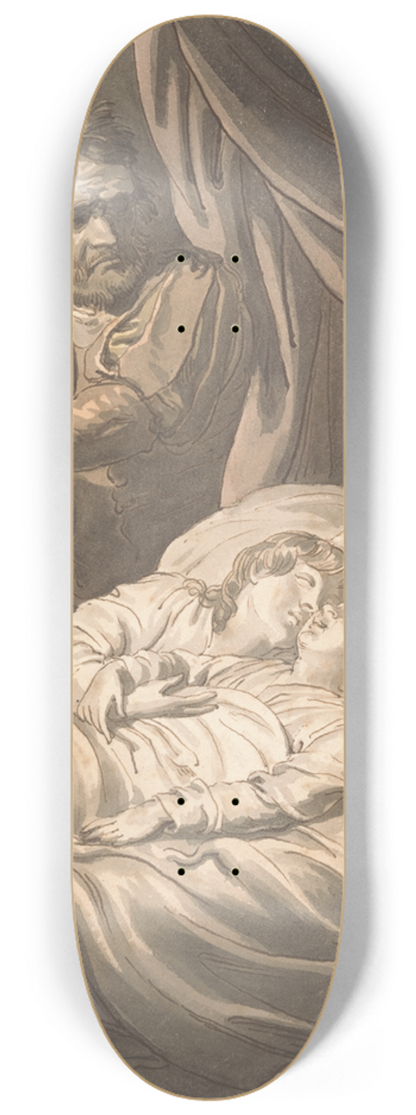 William Marshall Craig - The Princes in the Tower 8.25 inch art skate deck