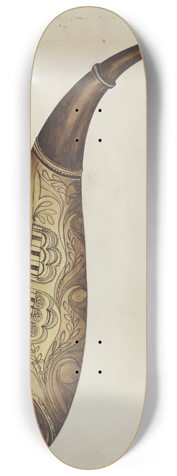 William McAuley - Powder Horn 8.25 inch art skate deck