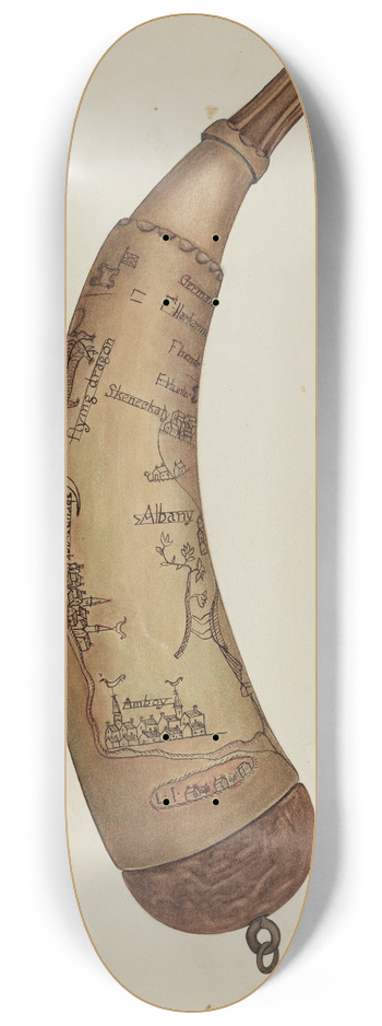 William McAuley - Powder Horn 8.25 inch art skate deck
