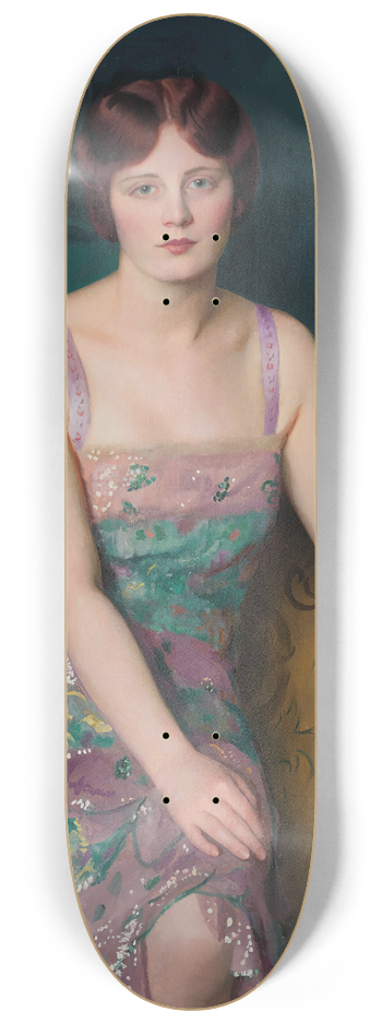 William McGregor Paxton - Glitter 8.25 inch art skate deck