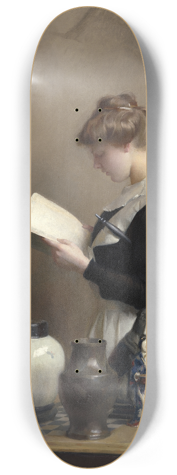 William McGregor Paxton - The House Maid 8.25 inch art skate deck