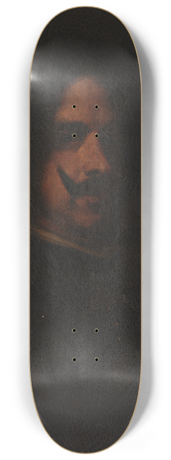 William Merritt Chase - Head of aMan (Copy after Diego Velzquez) 8.25 inch art skate deck