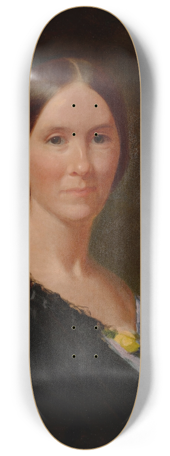 William Merritt Chase - Mrs. Margaret Creighton Bateman, Shelter Island, New York 8.25 inch art skate deck