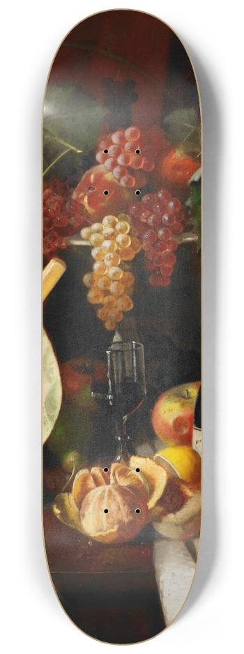 William Merritt Chase - Still Life with Watermelon 8.25 inch art skate deck