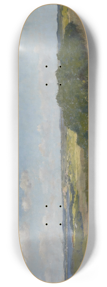 William Merritt Chase - Sunlight and Shadow, Shinnecock Hills 8.25 inch art skate deck