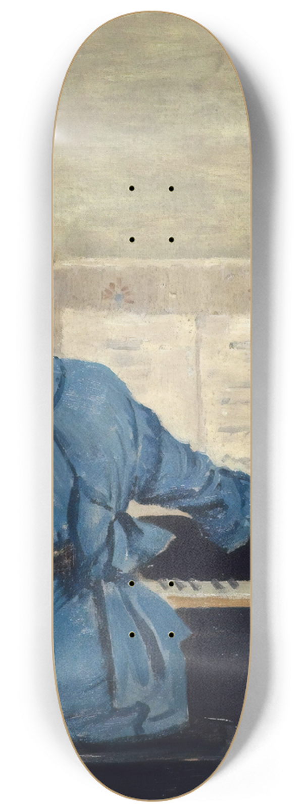 William Merritt Chase - The Keynote 8.25 inch art skate deck