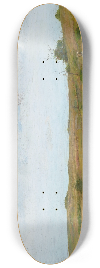 William Merritt Chase - Untitled (Shinnecock Hills, Long Island) 8.25 inch art skate deck