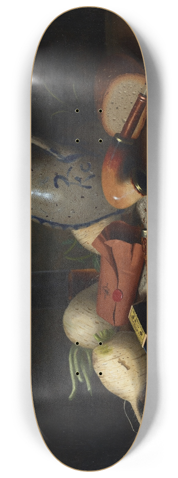 William Michael Harnett - Munich Still Life 8.25 inch art skate deck