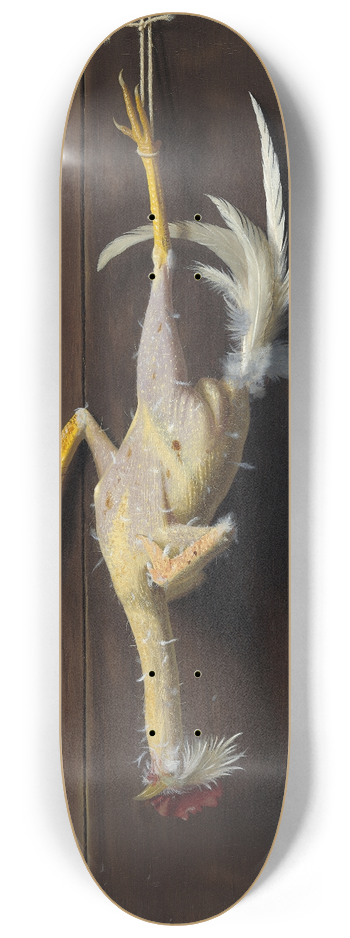 William Michael Harnett - Plucked Clean 8.25 inch art skate deck