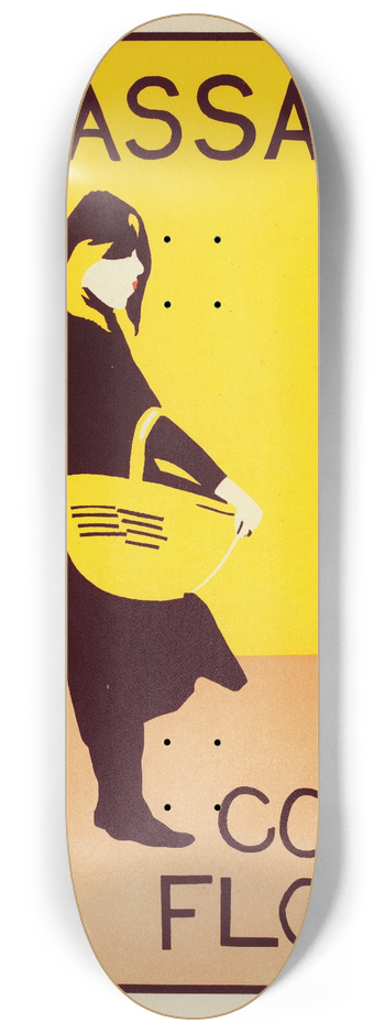 William Nicholson - Corn Flour Kassama 8.25 inch art skate deck