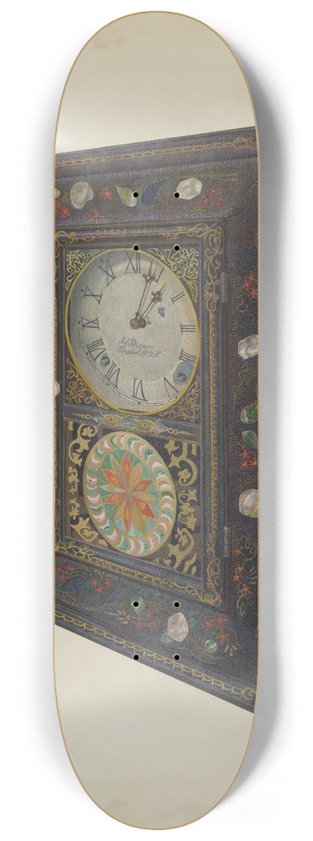 William O. Fletcher - J.C. Brown Clock 8.25 inch art skate deck