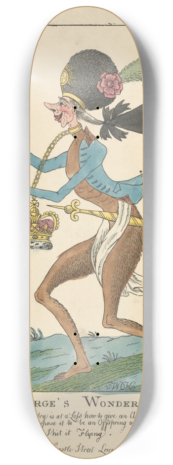 William O'Keefe - Farmer Georges Wonderful Monkey 8.25 inch art skate deck