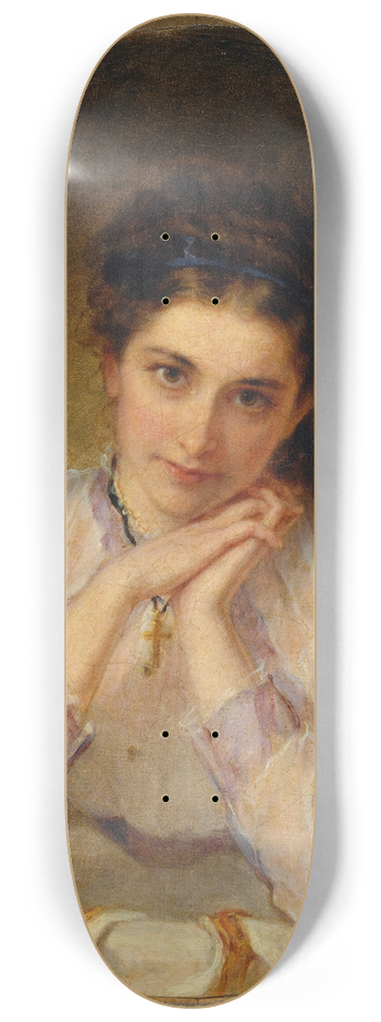 William Oliver Stone - Mary Cadwalader Rawle 8.25 inch art skate deck