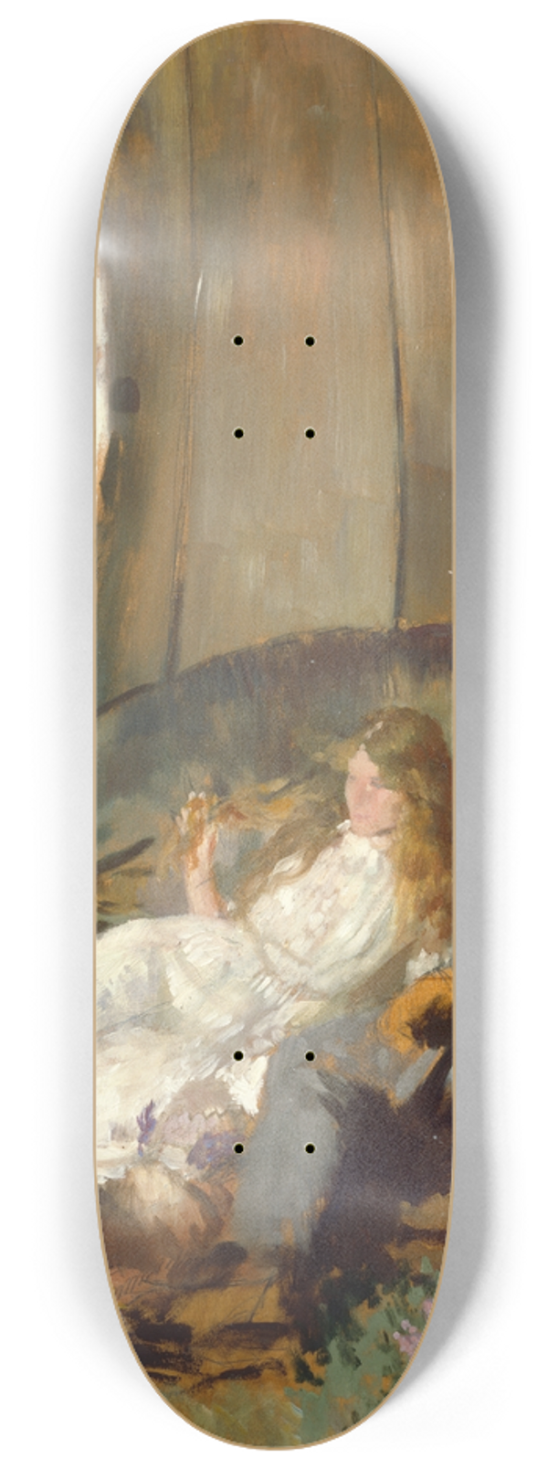 William Orpen - Looking at the Sea 8.25 inch art skate deck