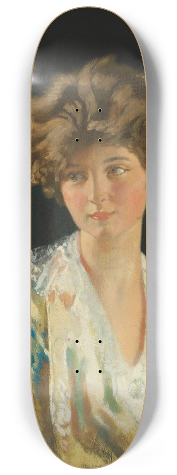 William Orpen - Portrait of Lady Evelyn Herbert 8.25 inch art skate deck