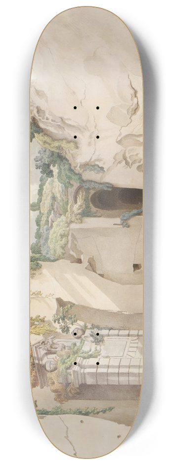 William Pars - The Grotto at Posillipo 8.25 inch art skate deck