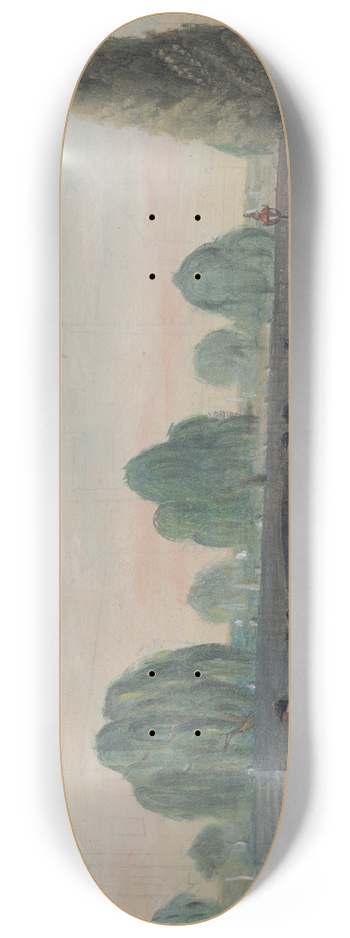 William P. Chappel - Adult Funeral Procession 8.25 inch art skate deck