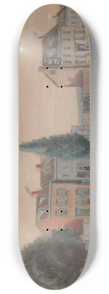 William P. Chappel - Bulls Head Tavern 8.25 inch art skate deck