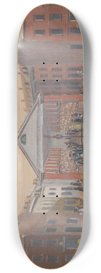 William P. Chappel - Fly Market 8.25 inch art skate deck