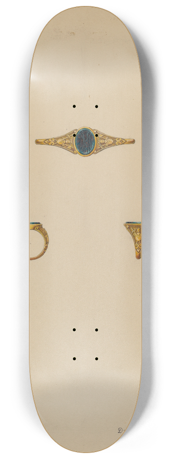 William P. Shearwood - Seal Ring 8.25 inch art skate deck