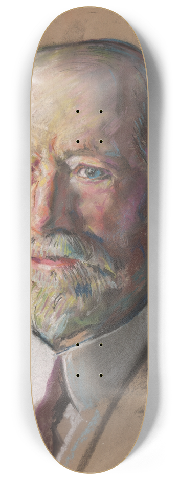 William Sergeant Kendall - Addison Van Name B.A. 1858-Librarian1865-1905 8.25 inch art skate deck