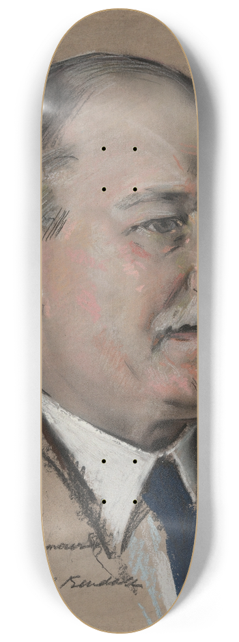 William Sergeant Kendall - George Dudley Seymour (1859-1945) 13h 8.25 inch art skate deck