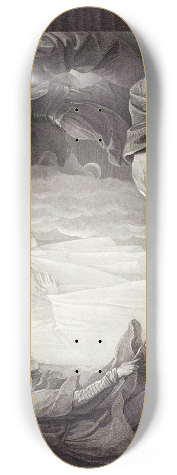 William Sharp - Saul and the Witch of Endor 8.25 inch art skate deck