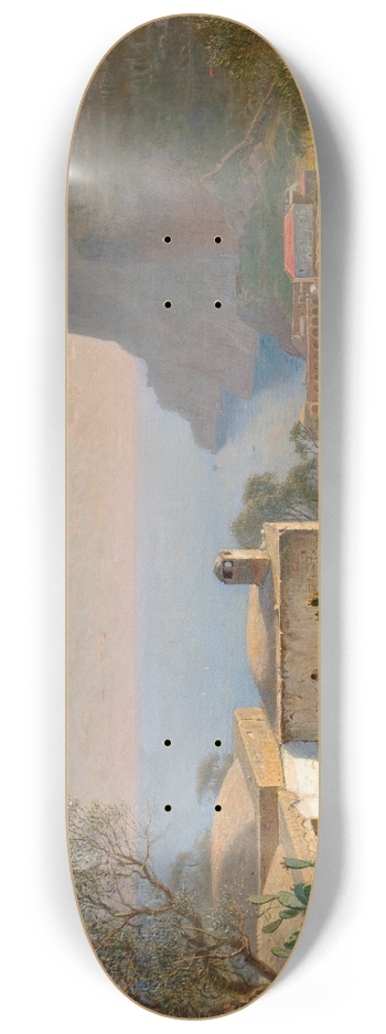 William Stanley Haseltine - Capri Landscape 8.25 inch art skate deck