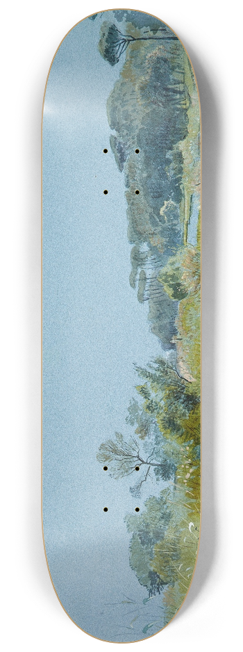 William Stanley Haseltine - Castel FusanoNear Rome 8.25 inch art skate deck